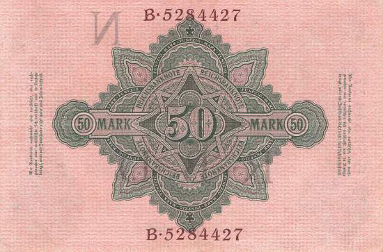 50 Mark 1910 ro.42 N/B